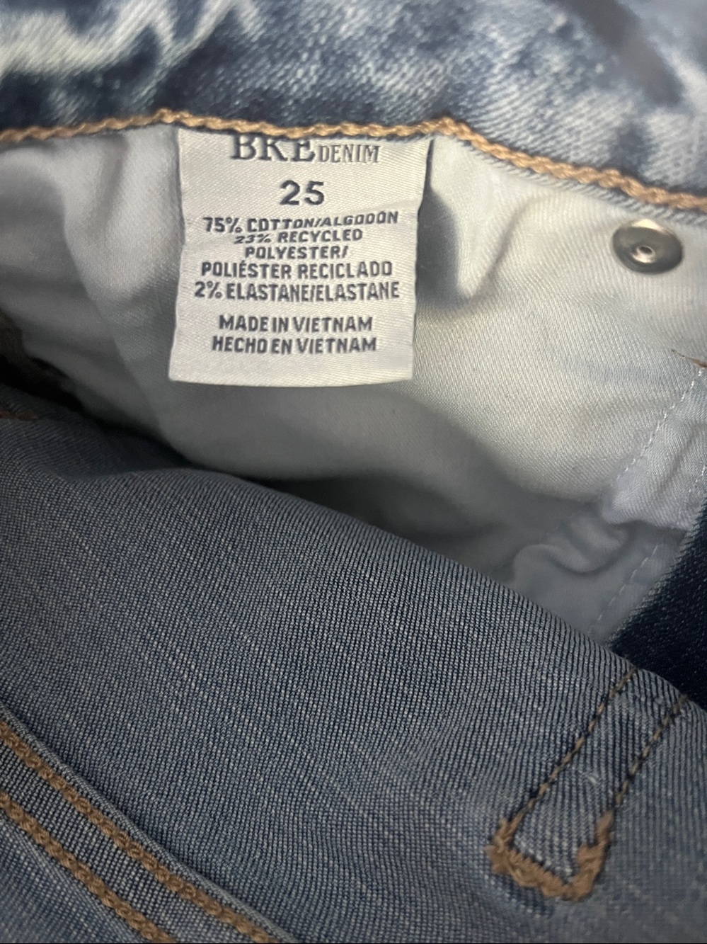 BKE ELLIE High Rise Mom Jean Size 25 Inseam 28” NWT - Picture 9 of 10